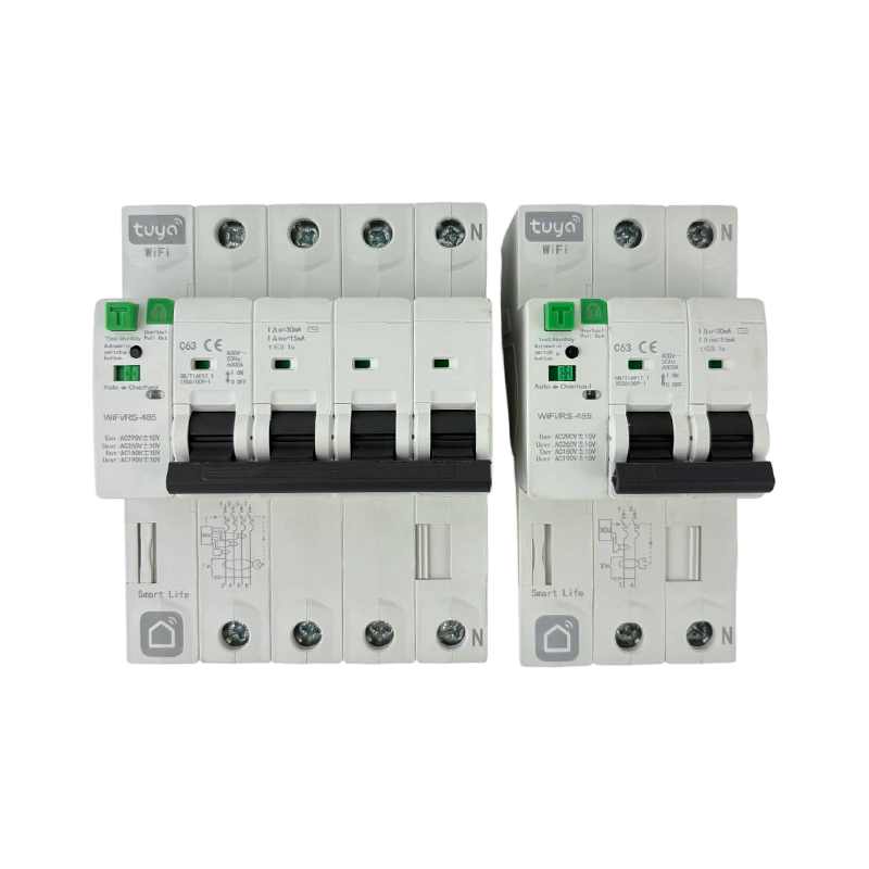 Smart WiFi RCBO Circuit Breaker with Overload & Leakage Protection