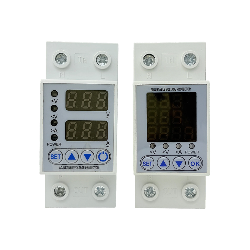 4-63A 1P+N/2P Dual Display Overvoltage and Undervoltage Protector
