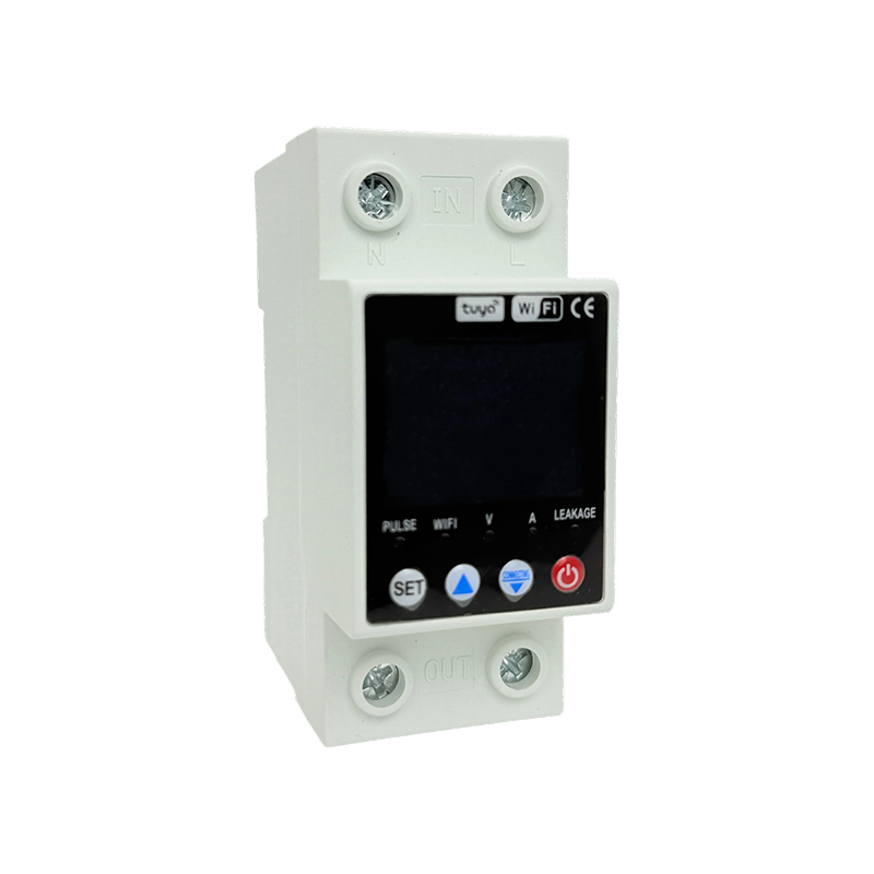 Tuya WiFi Smart Overvoltage/Undervoltage Protector (JWGK-63) - Din Rail Energy Meter with Leakage Protection
