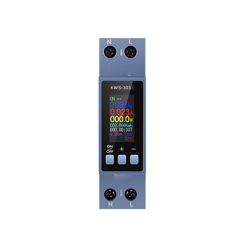 KWS-303 Series Din Rail Energy Meter (WiFi/RS485) - Voltage/Current/KWh Monitor with Protection