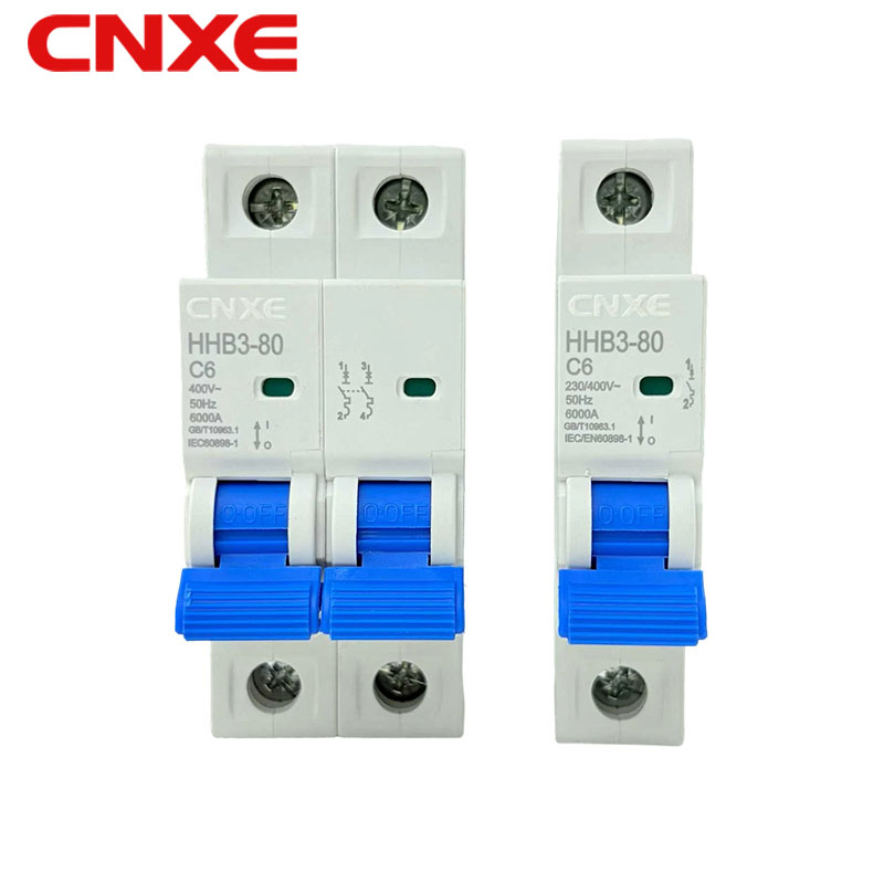 HHB3-80 C6 High-speed overload short circuit protection Miniature Circuit Breaker