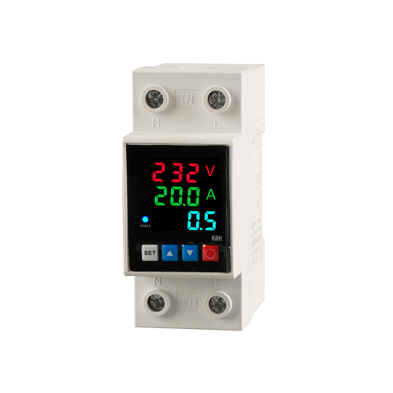 Triple-row Display Overvoltage and Undervoltage Protector DIN Rail Mounted Triple-row Display Overvoltage and Undervoltage Protector DIN Rail Mounted