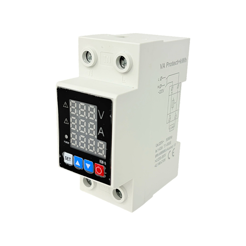 Triple-row Display Overvoltage and Undervoltage Protector DIN Rail Mounted Triple-row Display Overvoltage and Undervoltage Protector DIN Rail Mounted