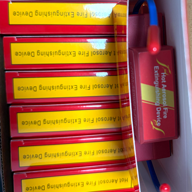Automatic Aerosol Fire Extinguishing Device for Electrical Cabinets