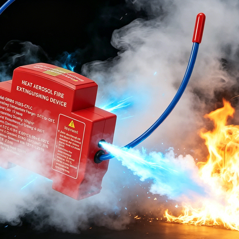 Automatic Aerosol Fire Extinguishing Device for Electrical Cabinets