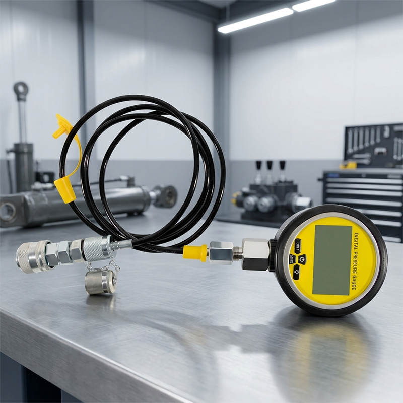 10000 PSI Digital Hydraulic Tester with Test Hose and BSP Adapters 10000 PSI Digital Hydraulic Tester with Test Hose and BSP Adapters